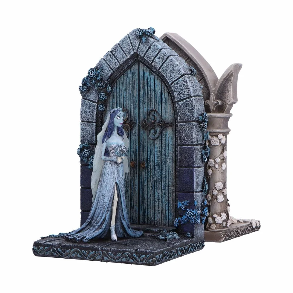 Nemesis Now Serre-Livres Emily et Victoria Corpse Bride - Objets de Collection de Film Gothique - Produit sous Licence Officielle Tim Burton