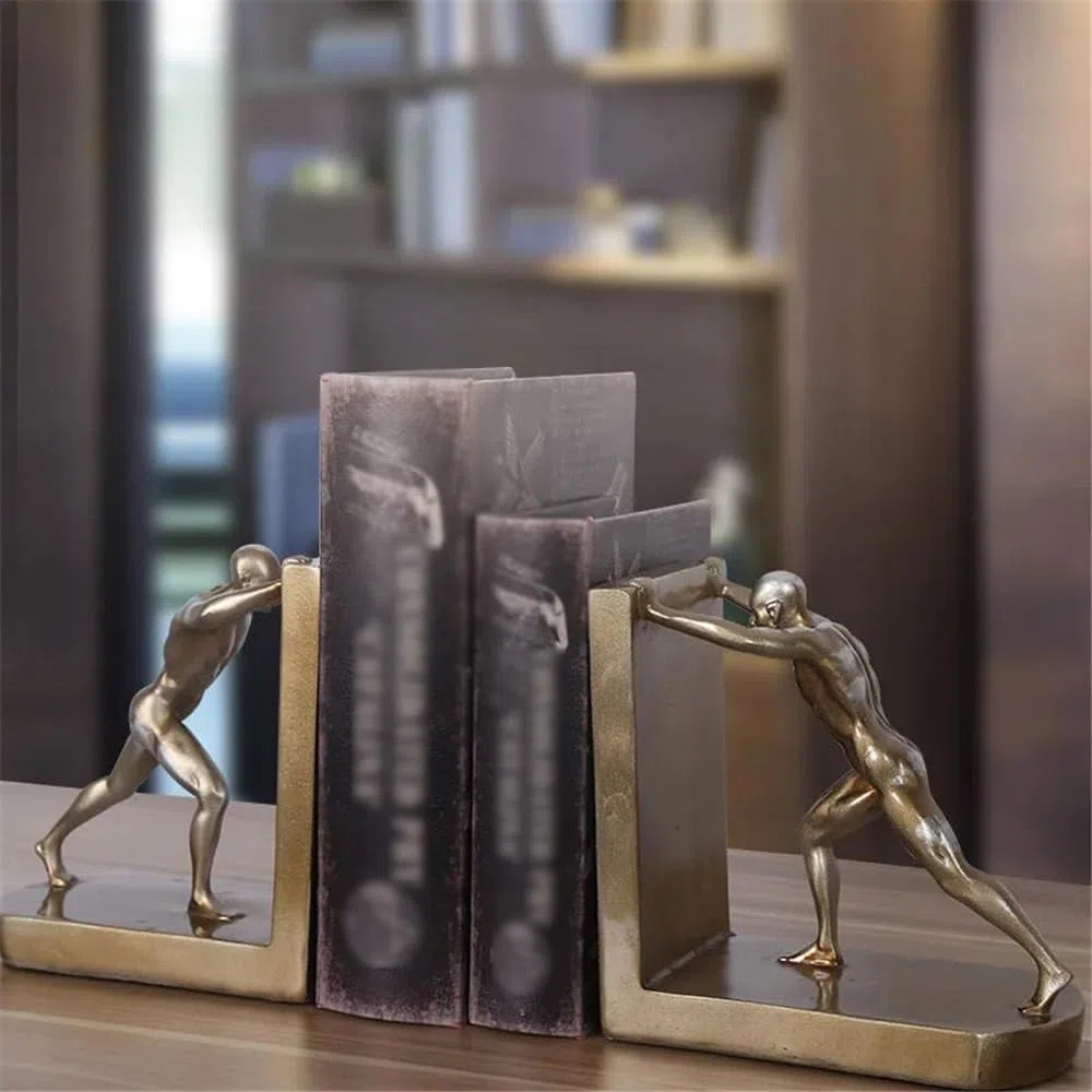 Presse-Livres Bouchons de Livres Uniques for Maintenir des, Ornements décoration d'armoire à vin, Serre-Livres Sportifs
