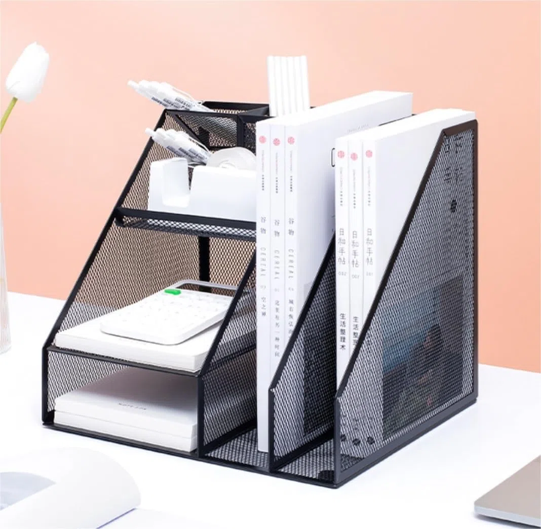 Organisateur de Bureau， Organisateurs De Bureau Et Accessoires, Organisateur De Fichiers Avec Tiroir Et Porte-stylo, Organisateur De Papier, Bac À Lettres Rangement de Bureau