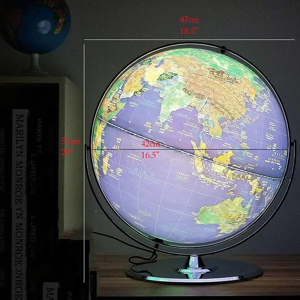 Globe terrestre, Lanterne Terre Mondiale(C)