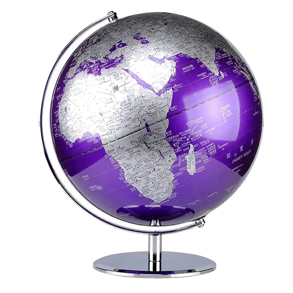 Globe terrestre, Dernière Version avec Base antidérapante Adultes ou Enfants(32cm E)