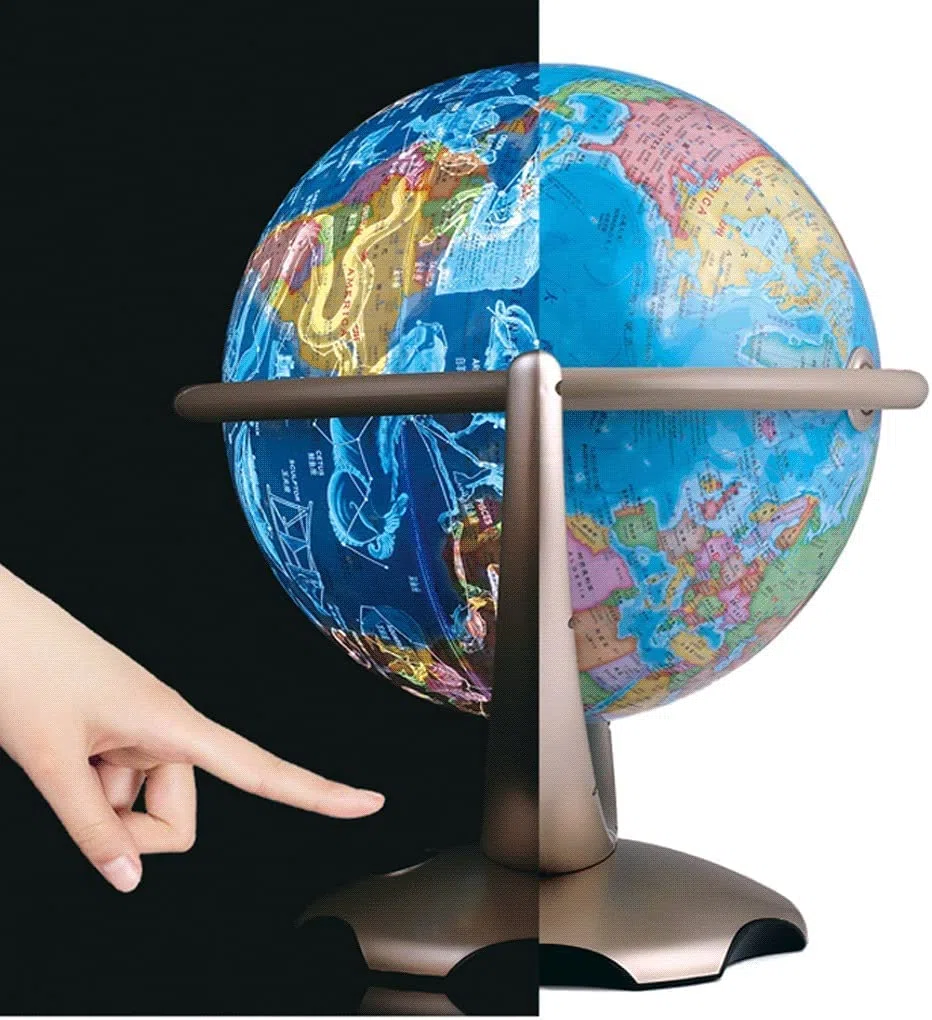 Globe, Globe éducatif avec Support, Carte, lumière LED