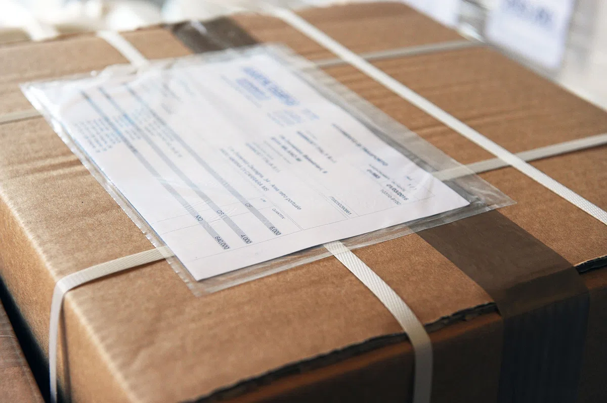 Cartes Dozio enveloppe autocollante porte-documents, 1000 pièces