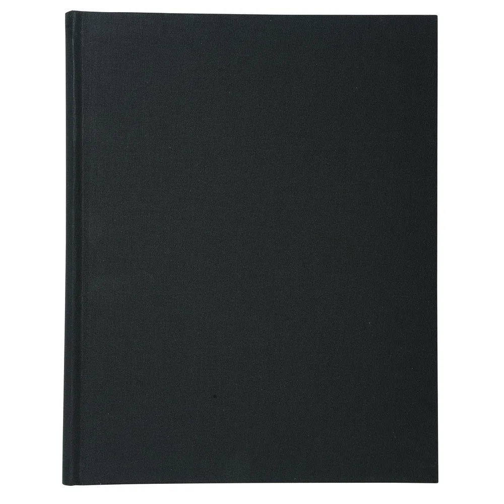 Exacompta - Réf. 4133E - 1 Registre 13 colonnes sur 2 pages - 33 lignes - 300 pages foliotées - papier intérieur 110 grammes - format 320 x 250 mm - couverture rigide en toile noire
