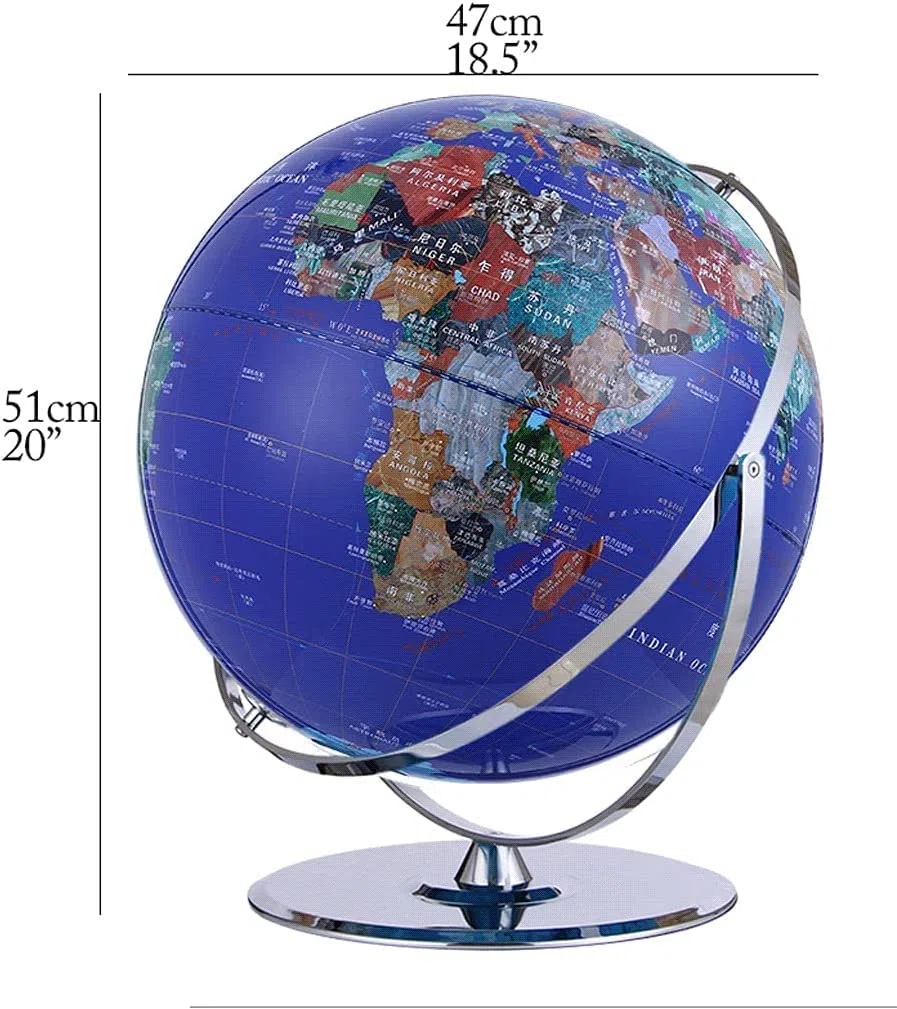 Globe terrestre, Lanterne Terre Mondiale(C)