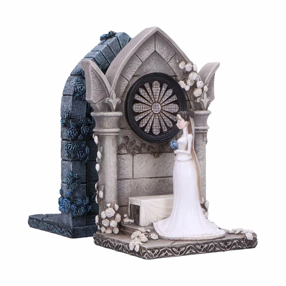 Nemesis Now Serre-Livres Emily et Victoria Corpse Bride - Objets de Collection de Film Gothique - Produit sous Licence Officielle Tim Burton