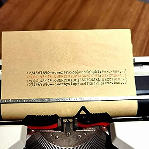Machine à écrire manuelle portable d'inspiration rétro pour écrire des lettres et travaux manuels