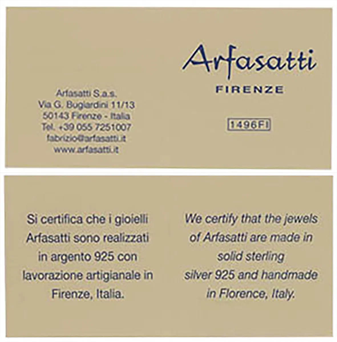 Marque-page rectangulaire martelé en argent 925 fait à la main. Marque-page en argent artisanal