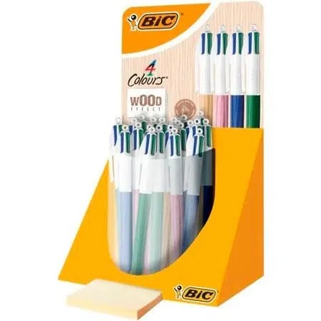 Équipement scolaire de la marque BIC modèle ESP30 4 COLORI WOOD