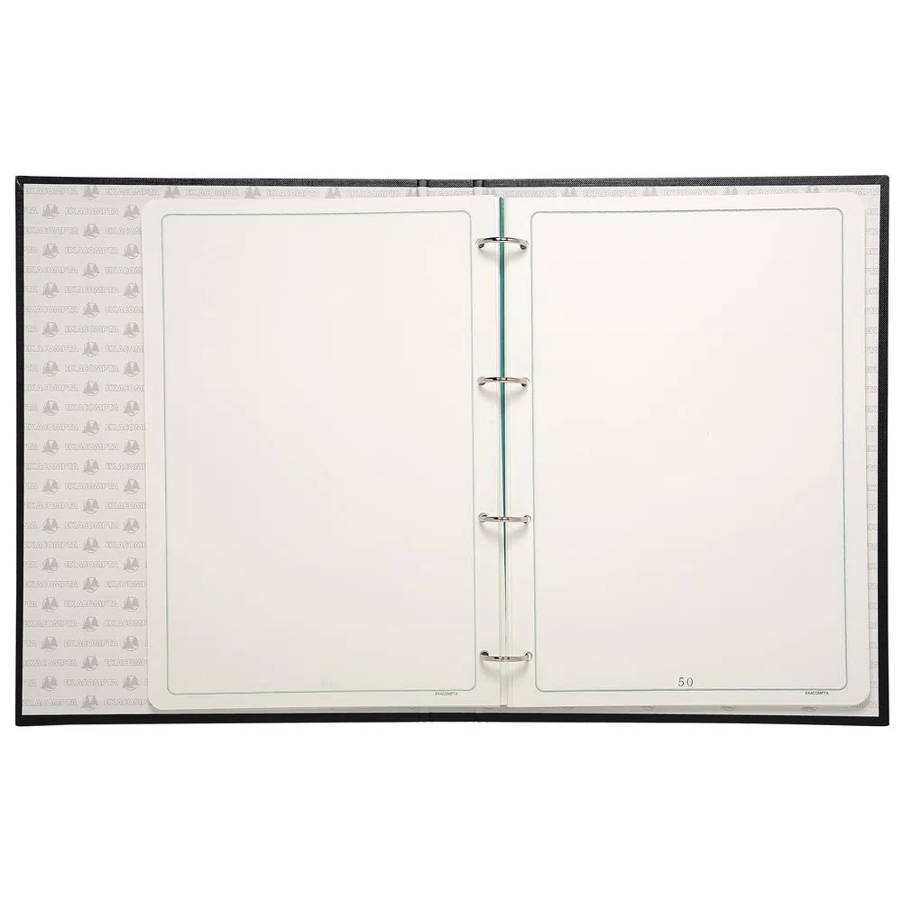 Exacompta - Réf. 539E - Carton de 10 Reliures registres 32x25cm 4 anneaux Assemblées Générales -