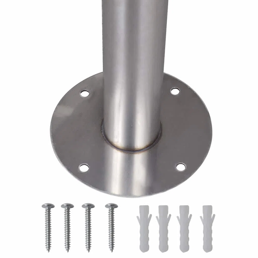 Support en Acier Inoxydable pour Double boîte aux Lettres résistant à la Corrosion, Facile à Fixer, idéal pour Installation extérieure, Convient pour Porte d'entrée ou clôture