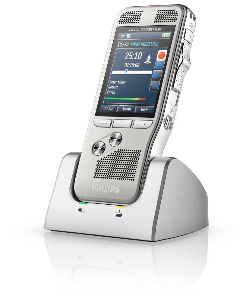 Philips DPM8300/00 Dictaphone Argent Brossé