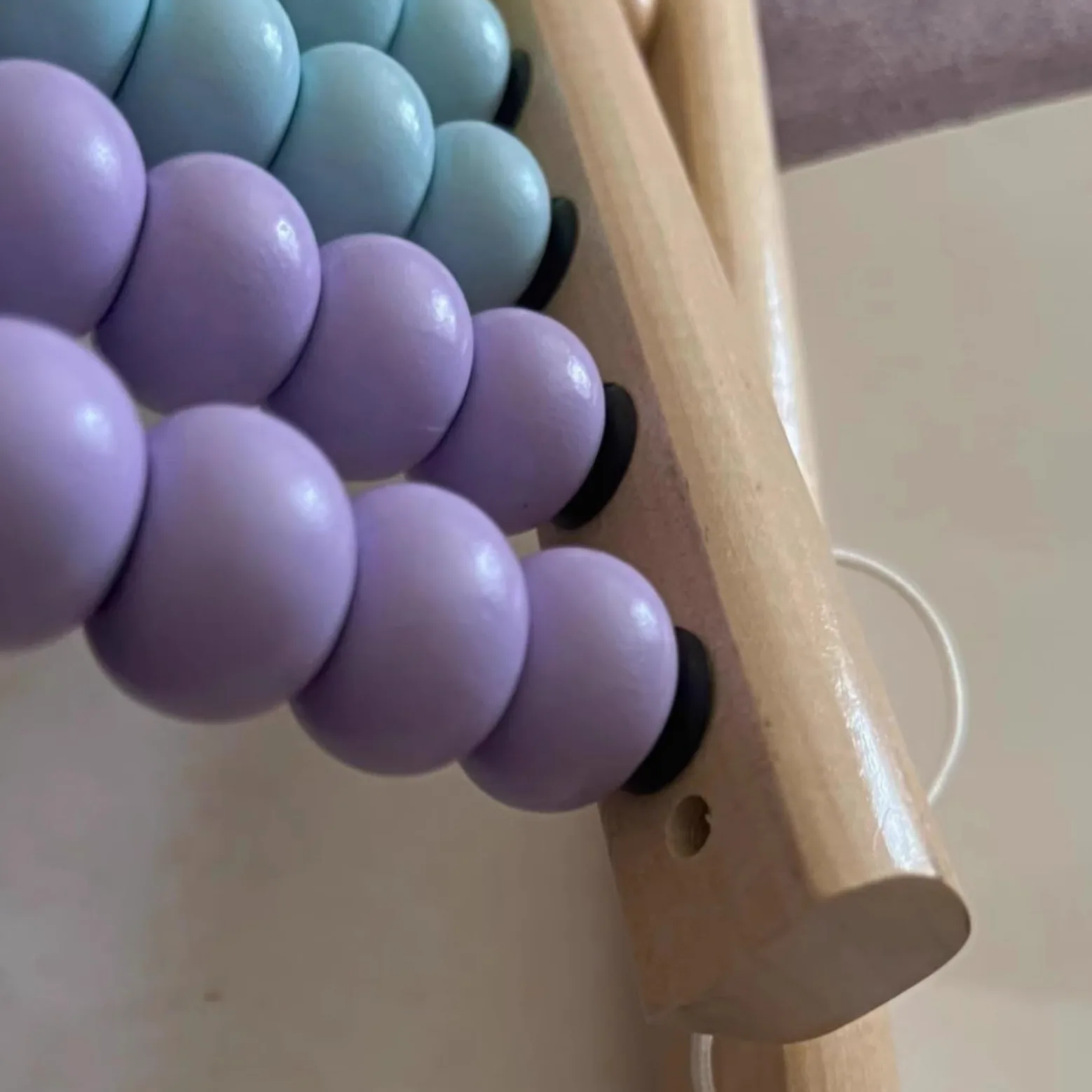 Boulier Boulier Mathématique avec Perles Multicolores, en Bois À 10 Rangées, Outils d'apprentissage des Mathématiques for L'école Maternelle Fournitures Bureau