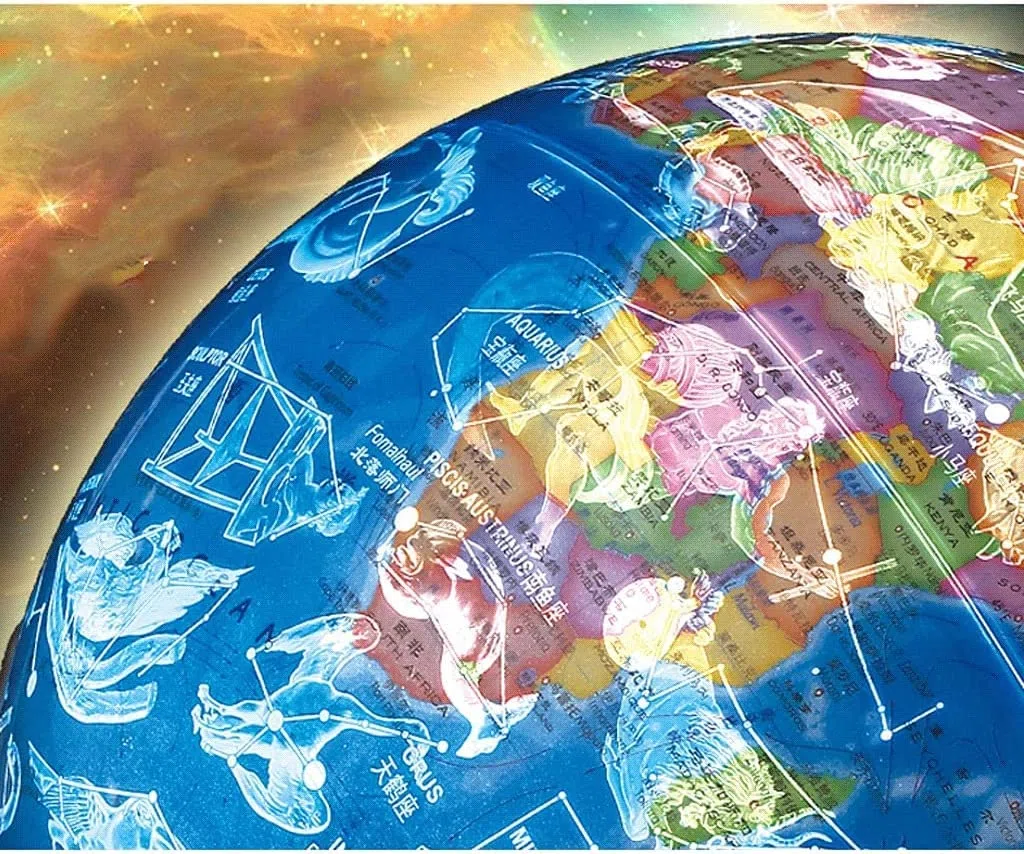 Globe, Globe éducatif avec Support, Carte, lumière LED