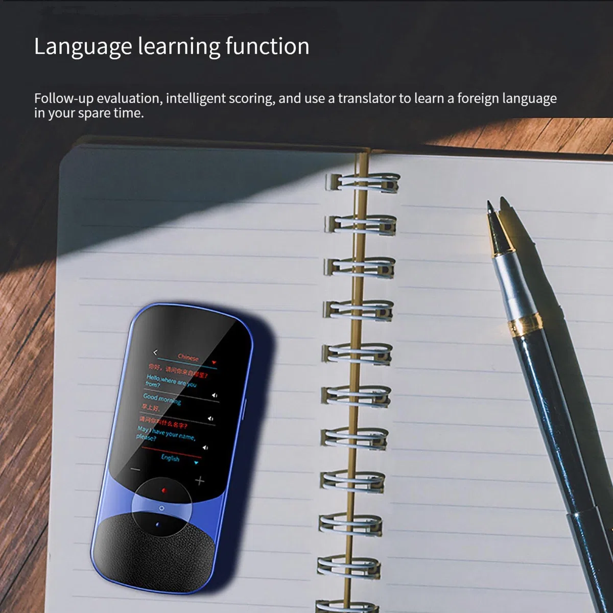 Dispositif de traduction de langue instantanée intelligent - Dispositif de traduction de langue électronique, dispositif de traduction de langue classique, traduction de photos vocales, efficacité du